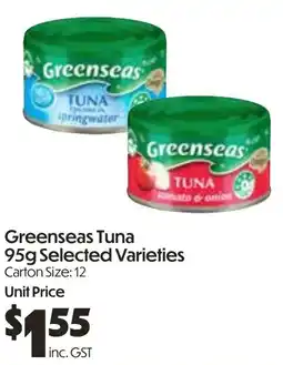 Campbells Wholesale Greenseas Tuna offer