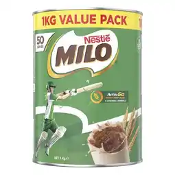 Woolworths Nestle Milo 1 kg or Milo Pro 700g offer