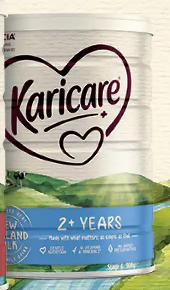 My Chemist Karicare+ toddler growing up milk from 2+ years 900g offer