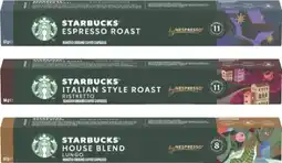 Coles Starbucks By Nespresso Coffee Capsules 10 Pack offer