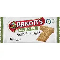 Woolworths Arnott’s Gluten Free Scotch Finger Biscuits 170g offer