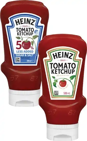 Coles Heinz Ketchup 500mL offer