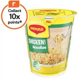 Woolworths Maggi Noodles Cup 58-65g offer