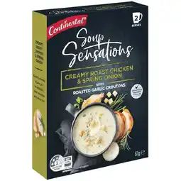 Woolworths Continental Soup Sensations 40-70g Pk 2 offer