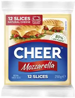 Coles Cheer Cheese Slices Refill 250g offer