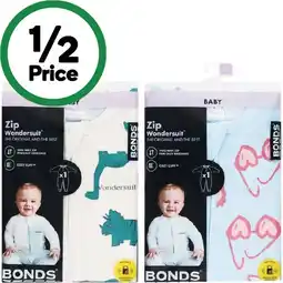 Woolworths Bonds Zippy Wondersuit Pk 1 offer