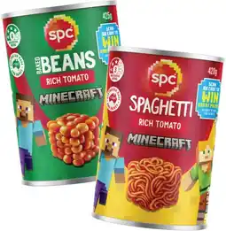 Coles SPC Baked Beans or Spaghetti 420g-425g offer