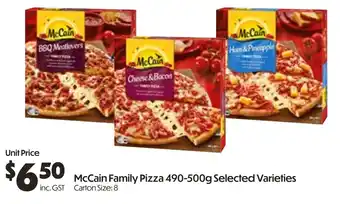 Campbells Wholesale McCain Family Pizza offer