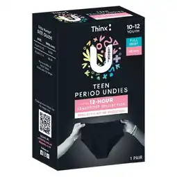 Woolworths U by Kotex Teen Reusables Size 10-14 offer