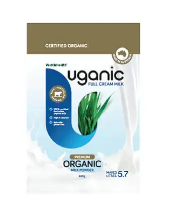 My Chemist Uganic milk powder full cream 800g offer