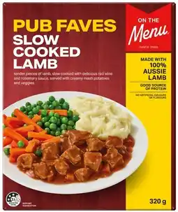 Coles On the Menu Plated Meal 320g offer