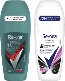 Coles Rexona Advanced Protection Antiperspirant Roll On 50mL offer