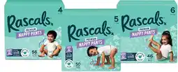 Coles Rascals Premium Jumbo Nappy Pants 42 Pack-56 Pack offer