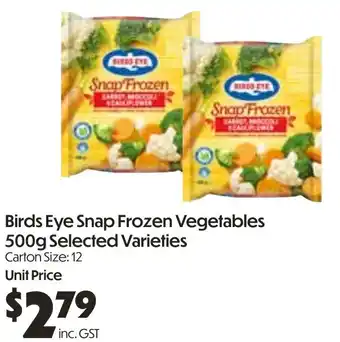 Campbells Wholesale Birds Eye Snap Frozen Vegetables offer