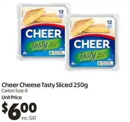 Campbells Wholesale Cheer Cheese Tasty Sliced offer