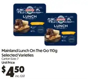 Campbells Wholesale Mainland Lunch On The Go offer