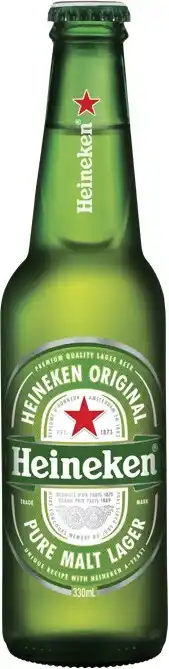 Coles Heineken Bottles 24x330mL offer