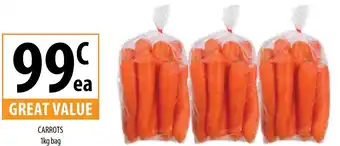 Supabarn Carrots Bag offer