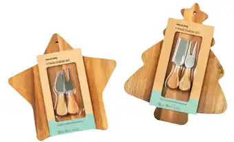 Australia Post Wooden xmas cheese board set offer
