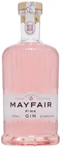 Coles Mayfair Pink Gin offer