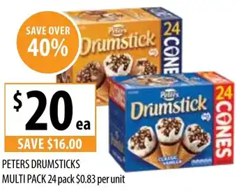 Supabarn Peters Drumsticks Multi Pack offer