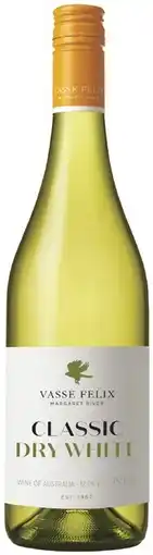 Coles Vasse Felix Classic Dry White offer