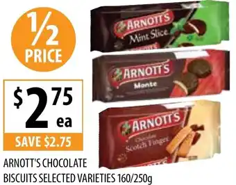 Supabarn Arnott's Chocolate Biscuits offer