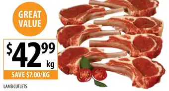 Supabarn Lamb Cutlets offer