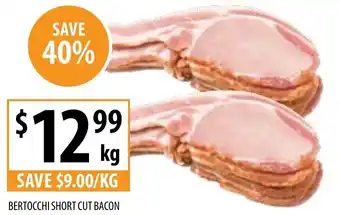 Supabarn Bertocchi Short Cut Bacon offer