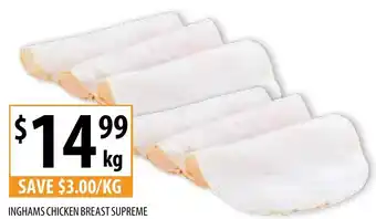 Supabarn Inghams Chicken Breast Supreme offer