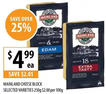 Supabarn Mainland Cheese Block offer