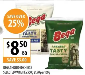 Supabarn Bega Shredded Cheese offer