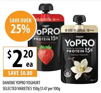 Supabarn Danone Yopro Yoghurt offer