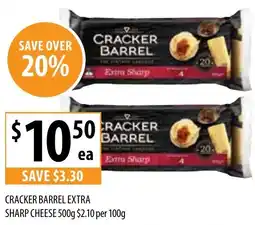 Supabarn Cracker Barrel Extra Sharp Cheese offer