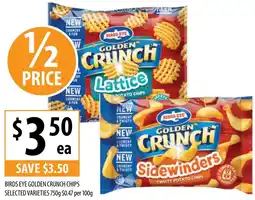 Supabarn Birds Eye Golden Crunch Chips offer