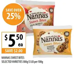 Supabarn Nannas Sweet Bites offer