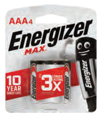 Australia Post Energizer max aaa batteries 4pk offer