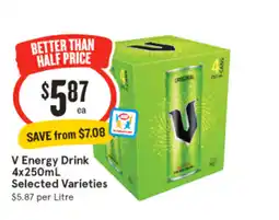 IGA V Energy Drink offer