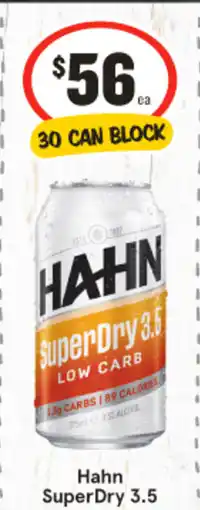 IGA Hahn superdry 3.5 offer