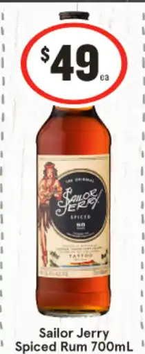 IGA Sailor Jerry Spiced Rum 700mL offer