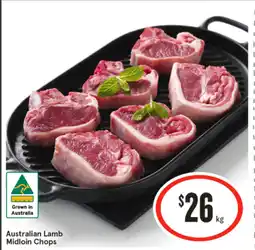 IGA Australian Lamb Midloin Chops offer