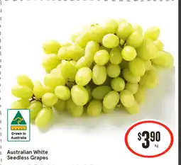 IGA Australian White Seedless Grapes offer