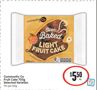 IGA Community Co Fruit Cake offer