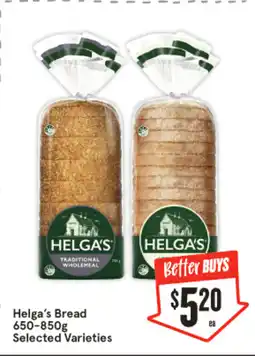 IGA Helga's Bread offer