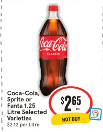 IGA Coca-Cola, Sprite or Fanta offer