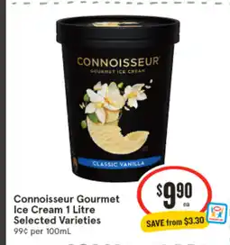 IGA Connoisseur Gourmet Ice Cream offer