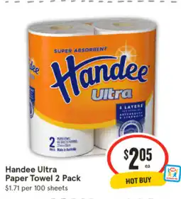 IGA Handee Ultra Paper Towel offer