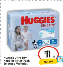 IGA Huggies Ultra Dry Nappies offer