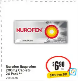 IGA Nurofen Ibuprofen offer