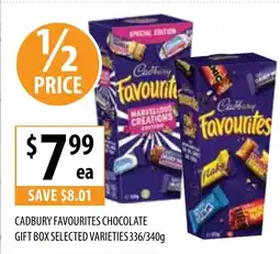 Supabarn Cadbury favourites chocolate gift box offer